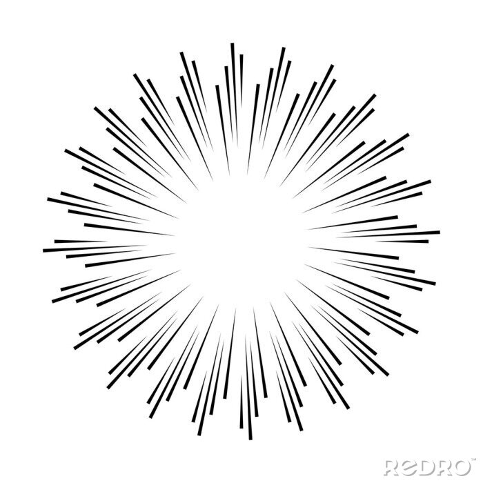 Wyciagnac promienie slonca rysunek liniowy 700